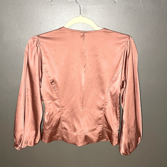 EXPRESS ROSE GOLD BLOUSE - Picture 3 of 9